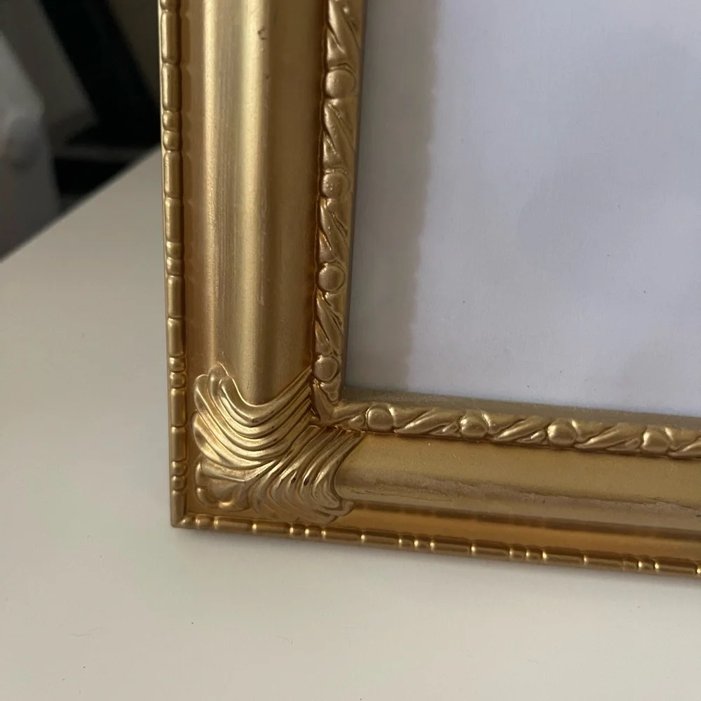 Customized Upcycled Golden Oh La La Picture Frame